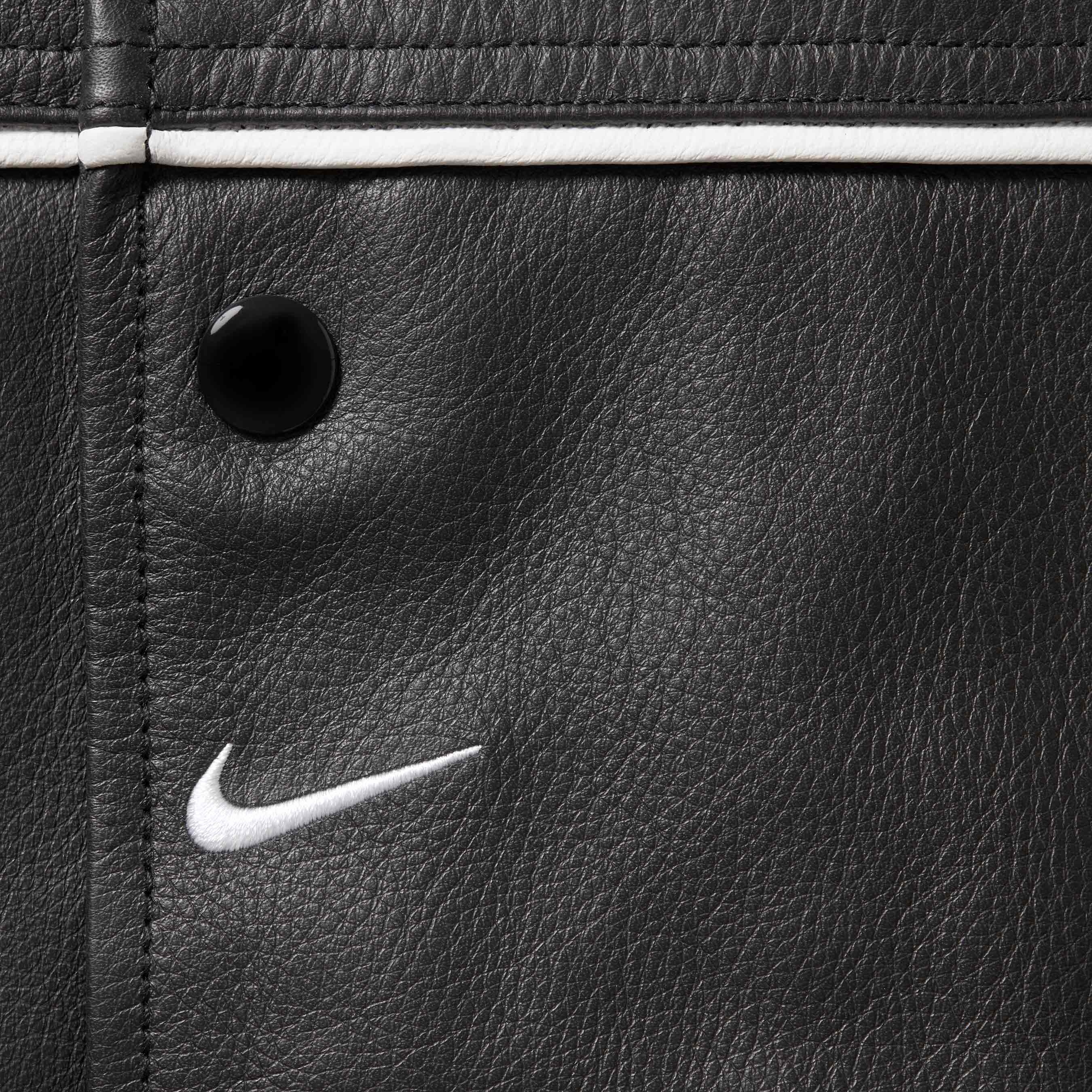 Supreme®/Nike® Leather Varsity Jacket view 2